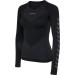 hummel T-Shirt First Multisport Women Stretchy Seamless Size XS-S Black