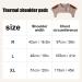 FACYNDE Warm Shoulder Wrap for Women | Comfortable Neck Wrap for Breastfeeding | Thicker Collarless Design | Safe & Cozy in Air-Conditioned Rooms - Red-Brown - Buy Online on GoSupps.com