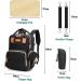 Coramy Multifunctional Mom Backpack - Waterproof Large Capacity Diaper Bag with USB Connection Diaper Pad & Stroller Belts - LD46 Black - Buy Online on GoSupps.com