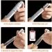 2-Piece 10ml Portable Atomizer Sprayer Set for Perfume | Refillable Fine Mist Spray Bottles | Travel-Friendly Perfume Atomizer Kit with Funnel | Silver & Black - Buy Online on GoSupps.com