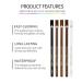 Zevni SUMEITANG 12 PCS Light Brown Eyeliner Pencil Set - Waterproof Gel Eye Liner for Statement Eye Look - Buy Online on GoSupps.com