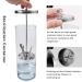 LXIANGN Salon Sterilizer Jar (41 oz) - Glass Cleaning Sanitizing Jar with Removable Basket for Spa, Eyelash Extensions, Nail Tool Sterilization - Buy Online on GoSupps.com