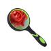 Magnifying Glass Jiasoval 10X Handheld Reading Magnifier with Non-Slip Soft Rubber Handle 75mm Magnifying Lens (Green)