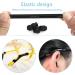 10 Pairs Silicone Glasses Ear Hooks - Anti-Slip Covers (5 Black + 5 White) | Improve Comfort & Fit for Glasses | International Shipping Available - Buy Online on GoSupps.com