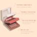 Mini Eyeshadow Palette Trio - Matte & Shimmer Neutral Eyeshadow for Women | Long-Lasting Ultra-Blendable Pink Shades - Travel-Friendly Makeup - Buy Online on GoSupps.com