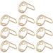 PLCPDM 10 Pack Adjustable Finger Nail Art Finger Rings Women Girl Jewelry Nail Rings Adjustable Fingertip Rings Copper Material Gold-color - Buy Online on GoSupps.com