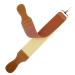 Grandslam Leather Strop for Straight Razor Sharpening and Smooth - Professional Straight Razor Knife Cowhide and Canvas Dual Strop (Type 1, Brown)