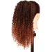 Colorfulpanda Afro Kinky Curly Ponytail 14inch - Black/Auburn Synthetic Hair Extension for Black Women - Buy Online on GoSupps.com