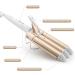 3 Barrel Hair Curler 25mm Curling Iron with Intelligent Temperature Control - Quick Heating Gold Wand for Mermaid Waves - Long or Short Hair Styling - Buy Online on GoSupps.com