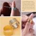 Finger Protector Thimble Set - 8pcs Thimbles + 30pcs Needles for Sewing, Adjustable Metal & Leather Thimbles for Hand Embroidery & Needlework - Buy Online on GoSupps.com