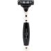 Edwin Jagger S81M586BAMZ Classic Ebony & Nickel Shaving Set | Pure Badger Brush Razors & Bowl for Men & Women - Premium Shaving Essentials - Buy Online on GoSupps.com