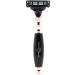 Edwin Jagger Classic Shaving Set - Ebony & Nickel Pure Roof Brush 3 Razors for Cream/Soap | Luxury Grooming for Men & Women - Buy Online on GoSupps.com