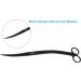 Innotech 25 CM Black Aquarium Scissors | Wave Scissors for Aquatic Plant Care - Ideal for Aquarium Cleaning - Buy Online on GoSupps.com