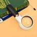 Magnifier Magnifying Glass Handheld Magnifying Glass 11 LED Lights 5 Times 20 Times Double high-Level Magnifier Newspaper Magnifying Glass - Buy Online on GoSupps.com
