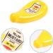 HOMSFOU 2 Pcs Soy Sauce Dish Condiment Bowl Ceramic Jewelry Dish Asian Sauce Bowls Condiment Bowls Ceramic Sauce Bowl Fork Stand Ceramics Ceramic Plate Modeling Dinner Party Yellowx2pcs 11.5X5.7X2.7CMx2pcs - Buy Online on GoSupps.com
