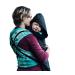 BundleBean - Babywearing Fleece Lined Cover - Waterproof Cover for All Weathers - Sling Cover Fits All Size Slings & Carriers (Plain Black)