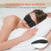 Sleep Masks for Men & Women - Blackout Eye Cover for Travel 3D Sleep Mask for Side Sleepers Adjustable Soft Blindfold - Buy Online on GoSupps.com