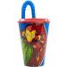 Buy Cartoon Avengers Children Straw Cup BPA Free 430ml Reusable Plastic Cup for Kids International Shipping Available - Buy Online on GoSupps.com