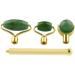mookaitedecor Jade Roller Green Aventurine 3 in 1 Set Removable Replacement Rollers Anti-Aging Massager Tool for Face and Neck - Buy Online on GoSupps.com