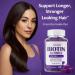 JianQ Biotin Gummies for Hair Skin & Nails High Strength 5000 mcg Biotin with Collagen Zinc & Vitamin C | Vegan Sugar-Free Non-GMO | Supports Healthy Hair Growth | 60 Count - Buy Online on GoSupps.com