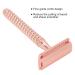 Double-Cutting Safety Razor for Men | Non-Slip Handle | Zinc Alloy | Washable Body Hair Removal Tool (Copper) - Shop Now! - Buy Online on GoSupps.com