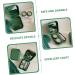 Solustre Contact Lens Container Set with Mirror Glitter Makeup & Travel Organizer Frosted Plastic Case for Lenses - Buy Online on GoSupps.com