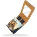 Leather Lipstick Case with Mirror - Mini Lip Gloss Organizer & Sailboat Design for International Shipping - Buy Online on GoSupps.com