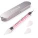 Dual-Ended Nail Rhinestone Picker Dotting Pen with Extra 2 Wax Head FITDON Wax Tip Pencil for Jewel Gems Crystals Studs Pickup Pink