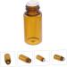 Ipetboom 18 PC Essential Oil Container Glass Containers Amber Glass Bottle Travel Cosmetic Containers Makeup Perfume Bottle Travel Liquid Container Small Glass Bottle Travel Containers Mini - Buy Online on GoSupps.com