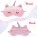 Heyu-Lotus Cute Unicorn Animal Plush Kids Eye Masks for Sleeping - 4 Pcs Set - Pink, White, Colorful - Ideal for Girls, Children, Adults - Buy Online on GoSupps.com