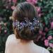 IYOU Bridal Wedding Hair Vine Blue Crystal Hair Piece Beads Headband Bride Bridesmaid Hair Accessories for Women - Buy Online on GoSupps.com