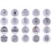 BANYOUR 20PCS Leather Stamping Set for DIY Saddle Making & Craft Stamps - Leather Carving Tools & Hammer - Buy Online on GoSupps.com