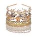 10 PCS Gold Metal Rhinestone Pearl Headbands - Wedding Bridal Hair Accessories - Buy Online on GoSupps.com