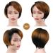 Ombre Blonde Short Pixie Cut Wig for Black Women - 6 inch Synthetic Daily Use Bob Wig - Buy Online on GoSupps.com