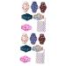 Minkissy 12 STK Storage bags for women's bandages Bio-pads menstruation natural ladies bandage care mat. Storage pocket water. The outer layer consists of printed