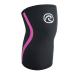 Reh band Kniebandage for Kraftsport & Fitness - Kniebandage 7mm neoprene flexible & non -slip Knee Sleeve for men & women black/pink - 1 piece XS