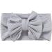 DRESHOW Baby Girls Nylon Headbands - Newborn Toddler Hairbands & Bows | Pink Yellow White Grey Khaki Hair Accessories - Buy Online on GoSupps.com