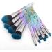 Makeup brushes Crystal Makeup Brushes Powder Foundation Eyeshadow Eyebrow Cosmetics for Face Fan Make Up Brush Se Makeup brush set (Size : 2big8small whbr) - Buy Online on GoSupps.com