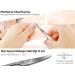 Professional Stainless Steel Nail Scissors - Rounded Tips Extra Sharp & Curved - 8 cm Pedicure Manicure Tool for Precision Cutting - Buy Online on GoSupps.com