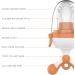 Fruuti Baby Fruit Feeder Pacifier by Quark - Silicone Baby Food Feeder - 3 Tip Sizes Grow with Baby - Easy for Little Hands to Hold - Secure Latch & Clip Ring - BPA BPS PVC Phthalate & Lead Free - Buy Online on GoSupps.com