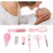 Semme Baby Healthcare Grooming Kit - 8Pcs Set for Nose Cleaning, Nail Clipping, and Toothbrush for Infants - Buy Online on GoSupps.com