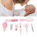 Baby Healthcare Grooming Kit: Nose Cleaner, Nail Clippers, Scissors, Toothbrush, Comb - 8Pcs - Buy Online on GoSupps.com