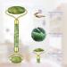 Women's Natural Jade Roller Set for Face - Reduce Wrinkles & Puffy Eyes, Firm Skin - Green - Buy Online on GoSupps.com
