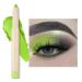 Erinde Erinde Crayon paupi res vert mat Green Cream Eyeshadow Stick Crayon eyeliner Long Lasting & Waterproof Metallic Eye Makeup