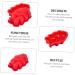 Ciieeo 4 Pcs Baking Mold Silicone Molds Christmas Fondant Molds Baking Silicone Mold Self Made Cake Mold 18.2X11.5X3CMx2pcs As Shownx2pcs - Buy Online on GoSupps.com