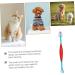 Angoily 4pcs Dual-head Pet Household Puppy Tools Teeth Manual Cleaners for Double-end Convenient Tooth - Buy Online on GoSupps.com