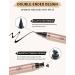 Go Ho Brown Wingliner Stamp - Long Lasting Liquid Eyeliner for Cat Eyes | Super Slim Felt Tip for Precise Application | Tattoo Tool for Perfect Winged Look - 1 PC - Buy Online on GoSupps.com