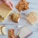 Bee's Wrap Medium 3 Pack - Organic Cotton Beeswax Food Wraps - Reusable & Eco-Friendly - Made in USA - Buy Online on GoSupps.com