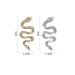 WOKOTO 12pcs Snake Nail Charms for Acrylic Nails - Gold and Silver Rhinestones for Women Nail Art - 3D Nail Decorations Kit - Buy Online on GoSupps.com
