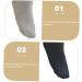 Healeved Elderly Diabetic Socks - 5 Pairs of Non-Skid Cotton Ankle Socks for Men | Diabetic Care Socks for Extra Wide Feet - Buy Online on GoSupps.com
